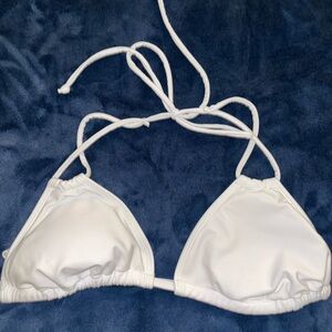 No Boundaries White Bikini Top